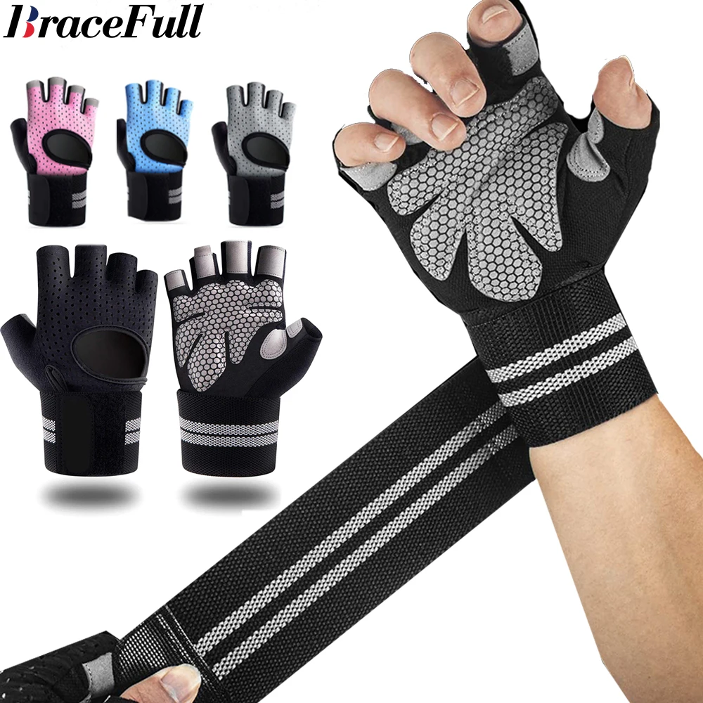 Workout Glove Gym - Luvas de ginástica meio dedo com